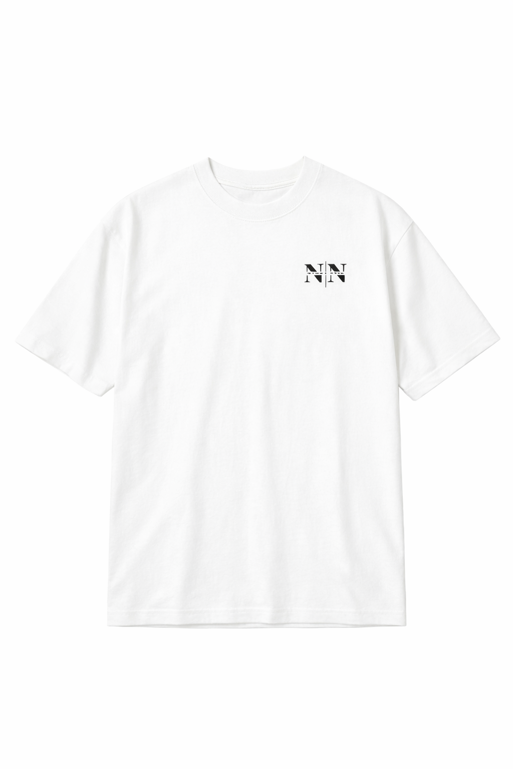 Oversized White Heavyweight Tee