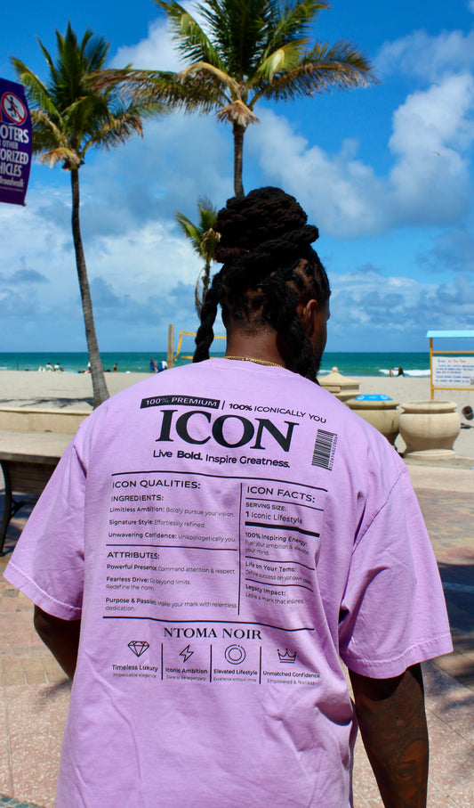 Oversized Lavender Heavyweight Tee
