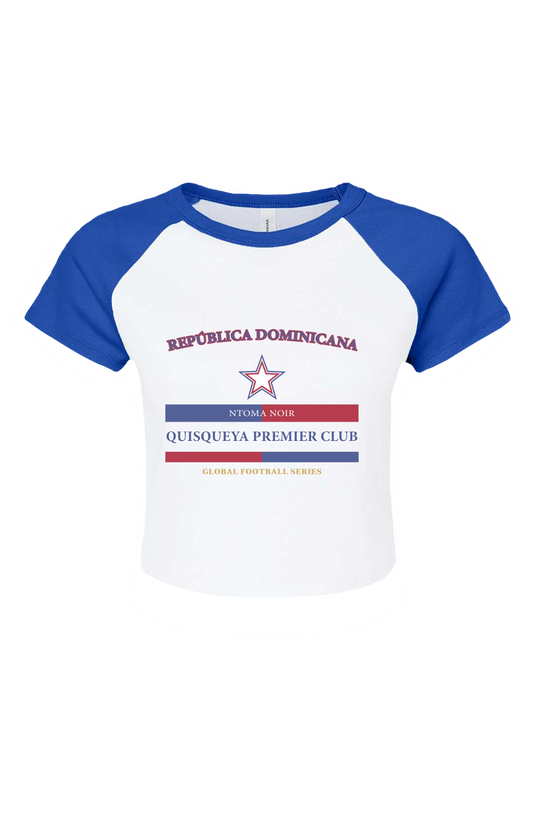 Micro Rib Raglan Baby Tee