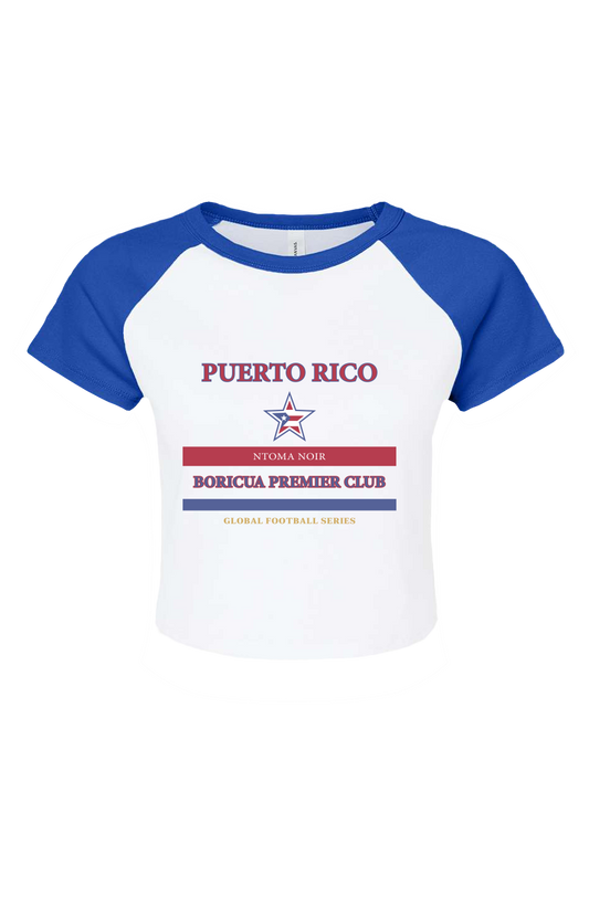 Micro Rib Raglan Baby Tee