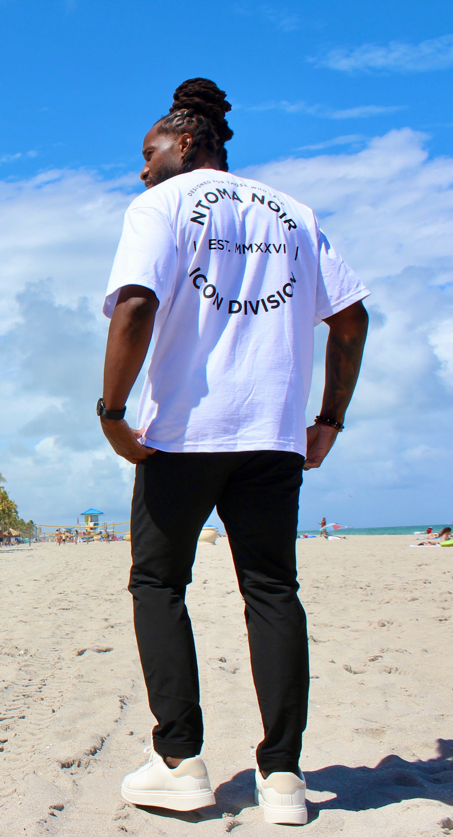 Oversized White Heavyweight Tee