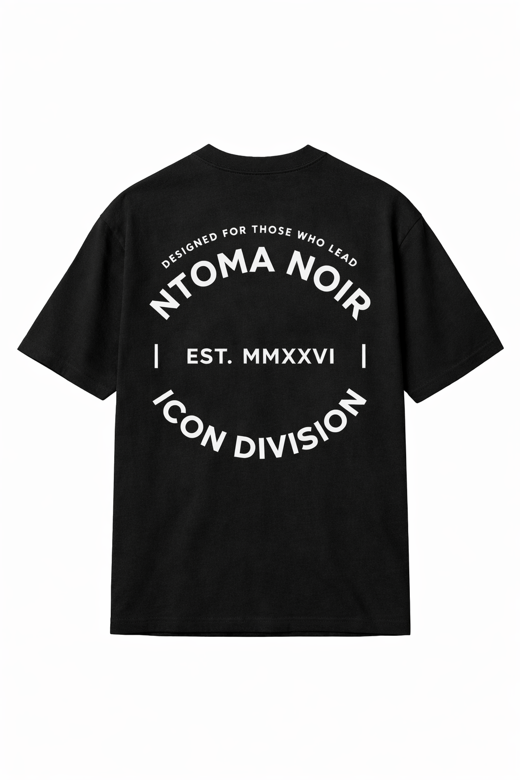 Oversized Black Heavyweight Tee