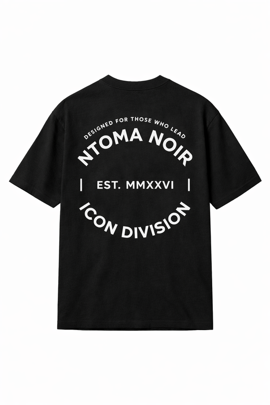 Oversized Black Heavyweight Tee